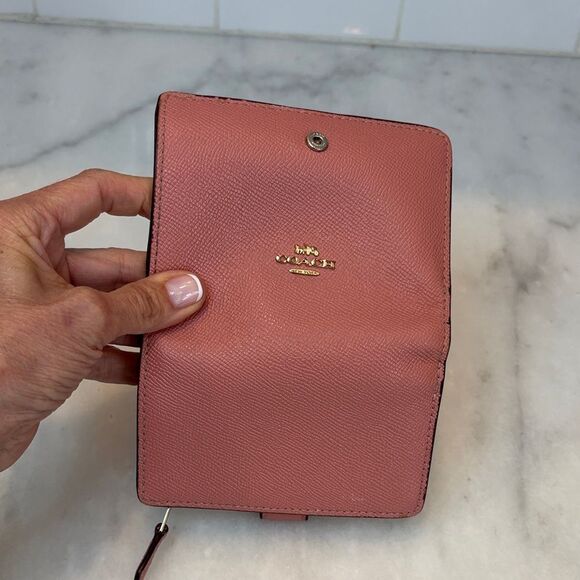 Coach Bifold Saffiano Leather Wallet - Picture 11 of 16